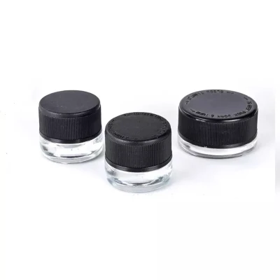 Pot de stockage de concentré en verre, avec capuchon à l'épreuve des enfants, pour crème pour les yeux, huile de cire, 5ml, 7ml, 9ml, offre spéciale